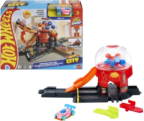 Hot Wheels - Hot Wheels City Downtown Candy Shop - Collectibles