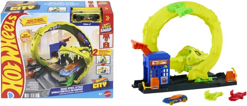 Hot Wheels - Hot Wheels City Nemesis Snake Fuel Station - Collectibles