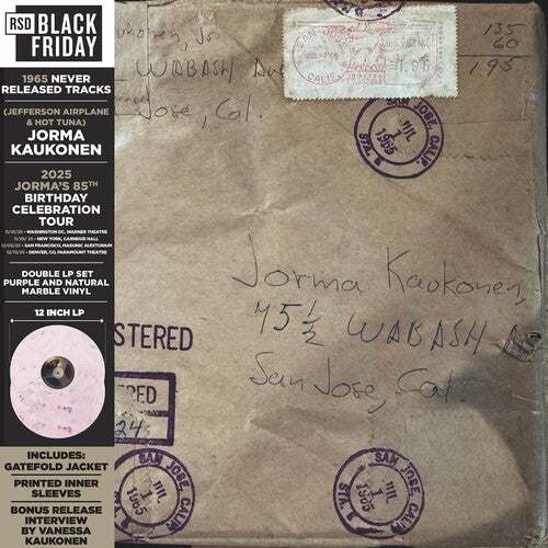 Kaukonen,jorma - Wabash Avenue: 1965 Never Released Tracks - Vinyl Record