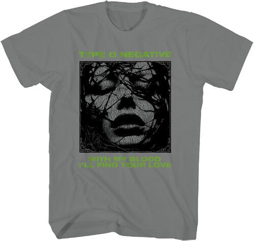 Type O Negative Find Love Tshirt Med 23ton031a2 - Type O Negative Find Love Tshirt Med 23ton031a2 - Apparel
