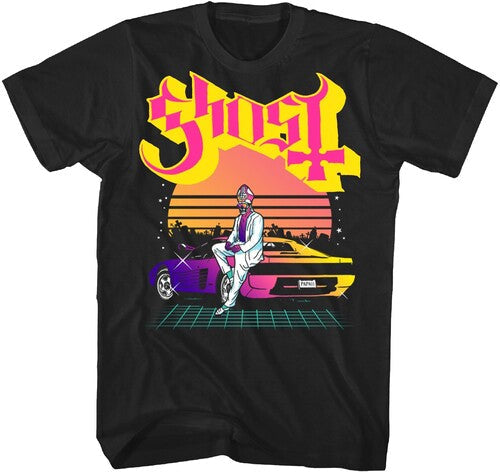 Ghost Papa Lambo Synthwave Tshirt Xl Ts4405gosa4 - Ghost Papa Lambo Synthwave Tshirt Xl Ts4405gosa4 - Apparel