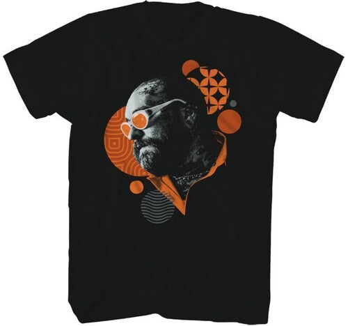Teddy Swims Pattern Head Tshirt 2xl Blk 24tsw007a5 - Teddy Swims Pattern Head Tshirt 2xl Blk 24tsw007a5 - Apparel
