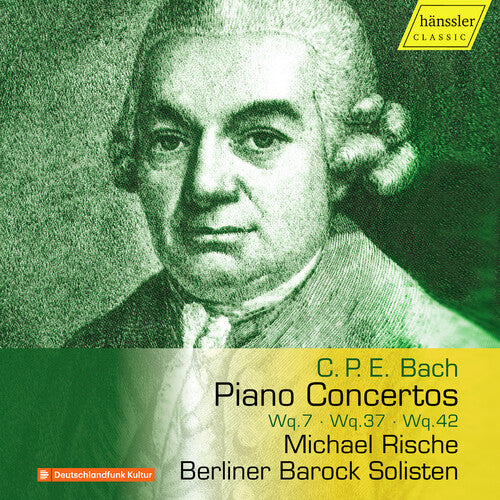 Rische,michael - C.p.e. Bach: Pno Cons Wq. 7 Wq. 37 & Wq. 42 - Music CD