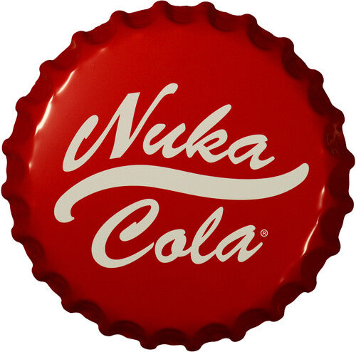 Fallout Nuka-cola Bottle Cap Tin Sign - Fallout Nuka-cola Bottle Cap Tin Sign - Collectibles