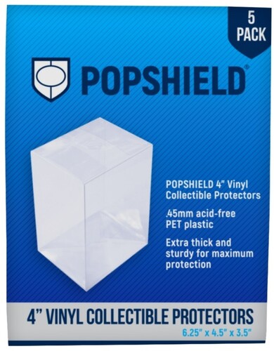 Popshield 4 Collectible Protectors 5 Pack Clear - Popshield 4 Collectible Protectors 5 Pack Clear - Collectibles