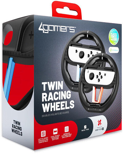 4gamers Swt Twin Racing Wheels - 4gamers Swt Twin Racing Wheels - Game Accessories