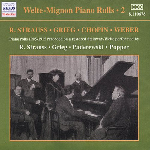 Welte-mignon Piano Rolls / Various - Welte-mignon Piano Rolls / Various - Music CD