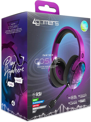 4gamers Uni Panther Gaming Headset Cosmic - 4gamers Uni Panther Gaming Headset Cosmic - Game Accessories
