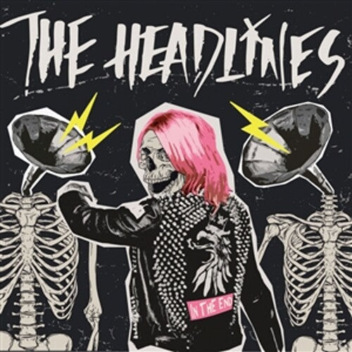 Headlines - In The End - Pink/white/black Haze - Vinyl Record