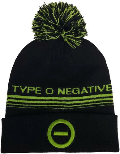 Type O Negative Jacquard Beanie Osfa Black/green - Type O Negative Jacquard Beanie Osfa Black/green - Apparel