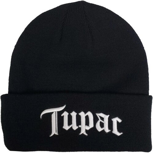 Tupac Tupac 3d Embroidered Logo Beanie Osfa Black - Tupac Tupac 3d Embroidered Logo Beanie Osfa Black - Apparel