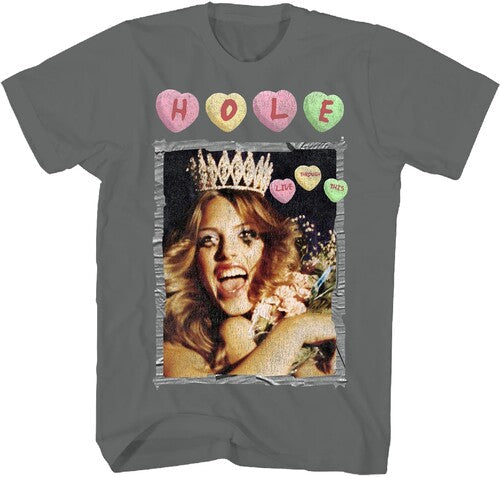 Hole Live Through This Tshirt 2x Large Charcoal - Hole Live Through This Tshirt 2x Large Charcoal - Apparel