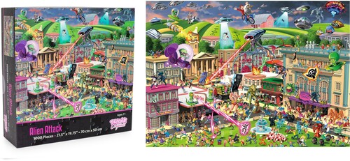 Alien Attack Classics 1000-piece Jigsaw Puzzle - Alien Attack Classics 1000-piece Jigsaw Puzzle - Collectibles