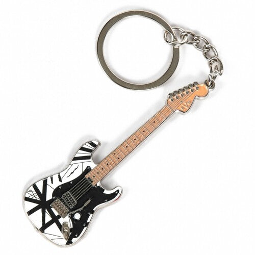 Evh - Black & White 78 Guitar Keychain - Evh - Black & White 78 Guitar Keychain - Novelties