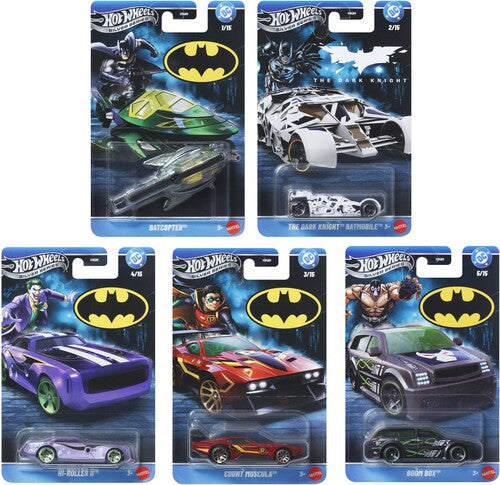 Hot Wheels - Hw 1 64 Silver Series Batman 10 Piece S Asrt - Collectibles