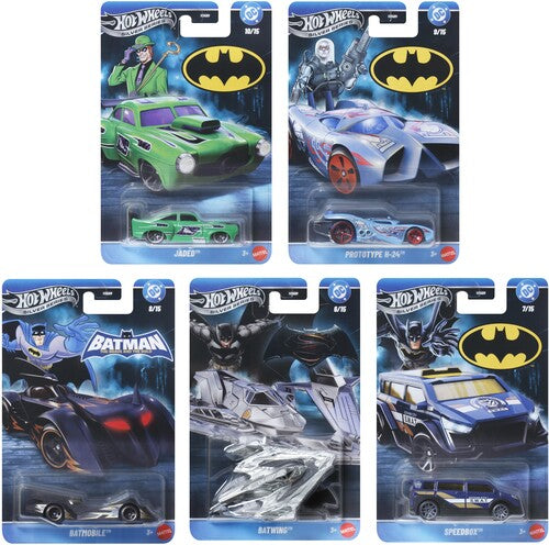 Hot Wheels - Hw 1 64 Silver Series Batman 10 Piece T Asrt - Collectibles