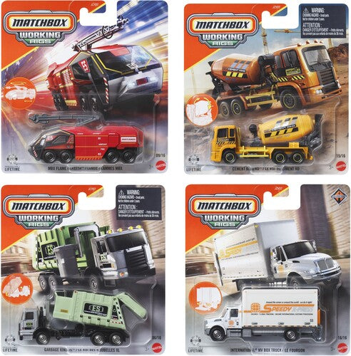 Matchbox Real Working Rigs - Matchbox Real Working Rigs 6 Piece G Asrt - Collectibles