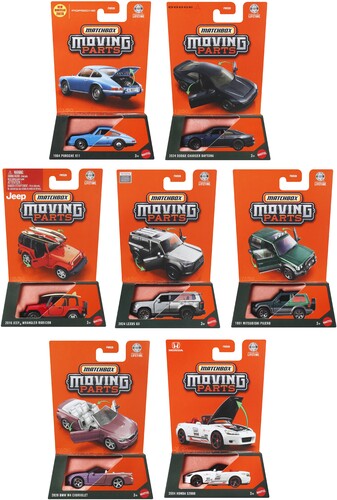 Matchbox - Matchbox Moving Parts 8 Piece J Asrt - Collectibles