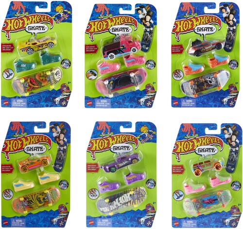 Hot Wheels Skate Board - Hot Wheels Skate Board Collector 10 Piece Asrt - Collectibles