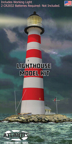 Lighthouse With Light And Diorama Base 1/160 - Lighthouse With Light And Diorama Base 1/160 - Collectibles