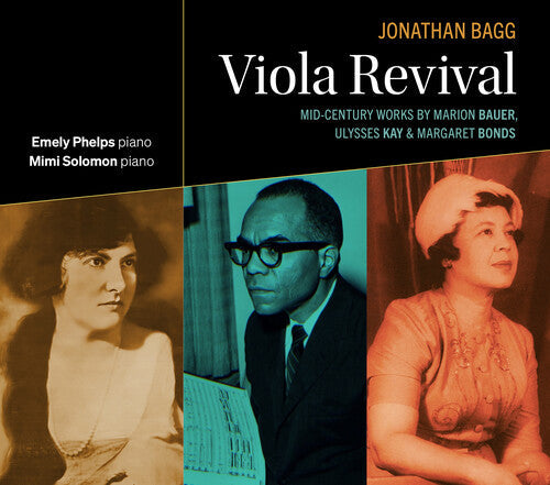 Bagg,jonathan - Viola Revival: Mid-century Works By Marion Bauer - Music CD