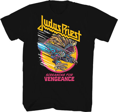 Judas Priest Vengeance T-shirt Medium Black - Judas Priest Vengeance T-shirt Medium Black - Apparel