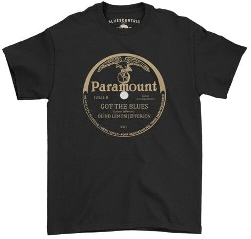 Paramount Records Got The Blues Shirt Black Large - Paramount Records Got The Blues Shirt Black Large - Apparel