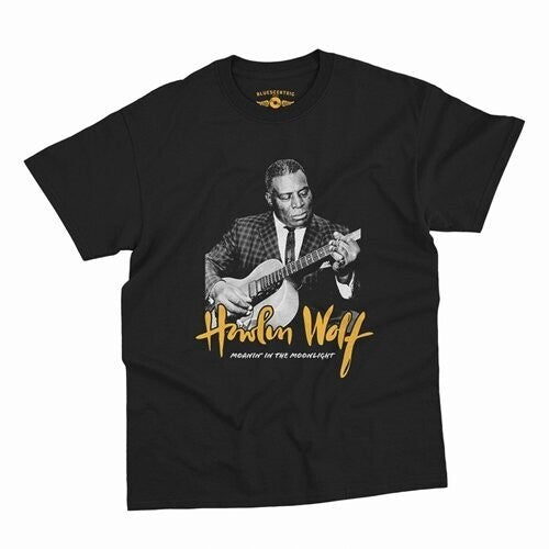 Howlin Wolf Moanin Moonlight T-shirt Black Small - Howlin Wolf Moanin Moonlight T-shirt Black Small - Apparel