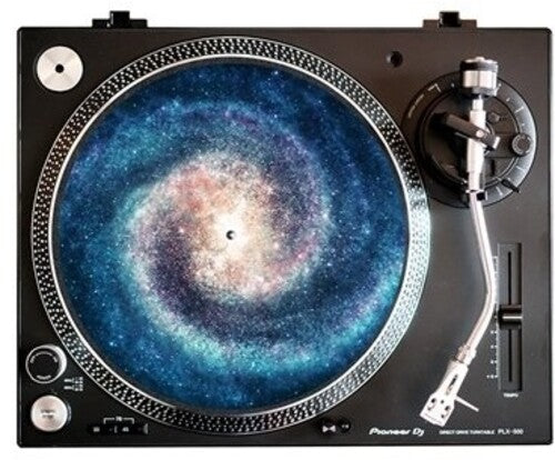 Spinning Galaxy Graphic Turntable Slip Mat - Spinning Galaxy Graphic Turntable Slip Mat - Vinyl Accessories