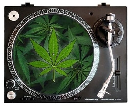 Marijuana Graphic Turntable Slip Mat - Marijuana Graphic Turntable Slip Mat - Vinyl Accessories