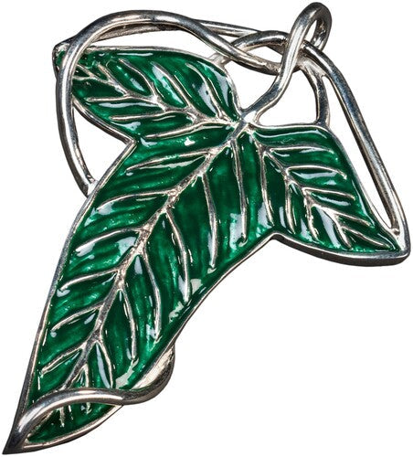 Elven Leaf Brooch & Chain - Elven Leaf Brooch & Chain - Collectibles