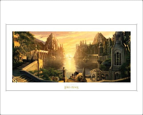 Art Print - The Grey Havens - Art Print - The Grey Havens - Collectibles