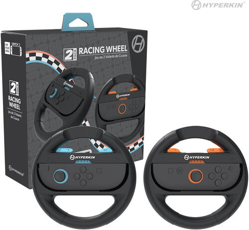 Hyperkin Swt Joy-ride Racing Wheel Set 2 Pc Black - Hyperkin Swt Joy-ride Racing Wheel Set 2 Pc Black - Game Accessories