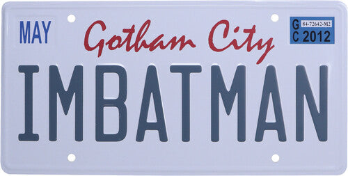 Dc Comics Batman Number Plate Tin Sign - Dc Comics Batman Number Plate Tin Sign - Collectibles