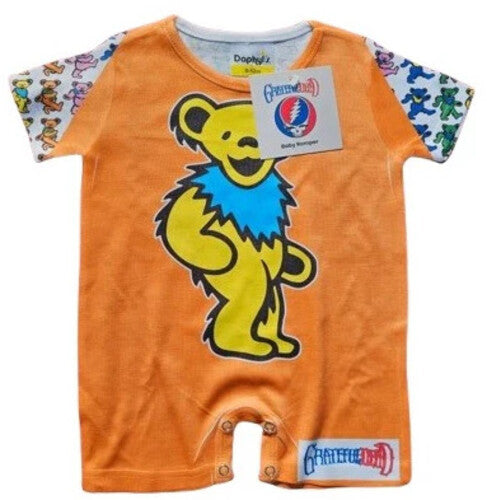 Daphyls Grateful Dead Bear Romper 6-12 Gdodbr-612 - Daphyls Grateful Dead Bear Romper 6-12 Gdodbr-612 - Apparel