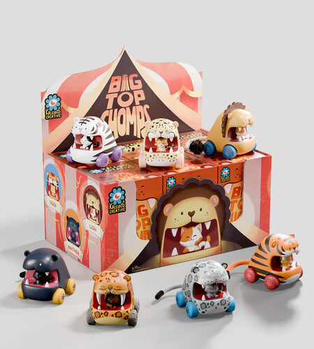 Kaleidos Creative - Big Top Chomps Blind Box Series 1 With 6 Piece Pdq - Collectibles