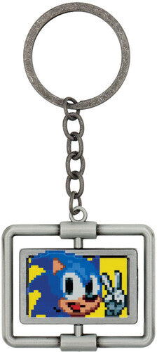 Sonic The Hedgehog - Spinning Keyring - Sonic The Hedgehog - Spinning Keyring - Collectibles