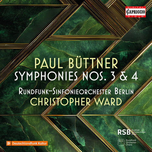 Rundfunk-sinfonieorchester Berlin - Paul Buttner: Syms Nos. 3 & 4 - Music CD
