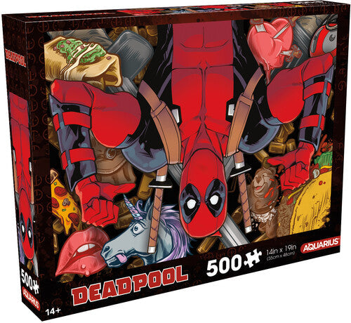 Marvel Deadpool Collage 500 Piece Jigsaw Puzzle - Marvel Deadpool Collage 500 Piece Jigsaw Puzzle - Collectibles