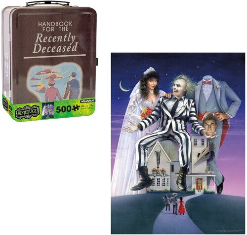 Beetlejuice 500 Piece Jigsaw Puzzle & Fun Box Set - Beetlejuice 500 Piece Jigsaw Puzzle & Fun Box Set - Collectibles