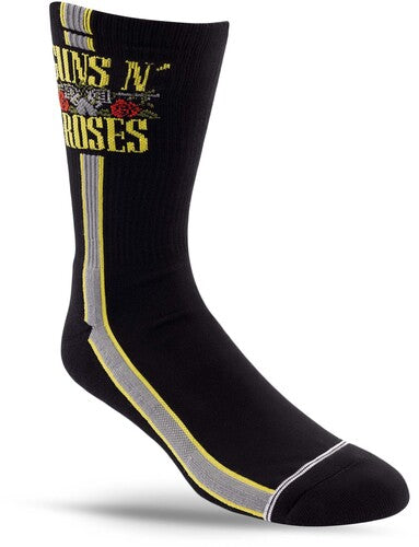 Perri's Guns N' Roses Side Stripe Crew Socks - Perri's Guns N' Roses Side Stripe Crew Socks - Apparel