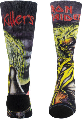 Perri's Iron Maiden Killers Dye Sub Crew Socks - Perri's Iron Maiden Killers Dye Sub Crew Socks - Apparel