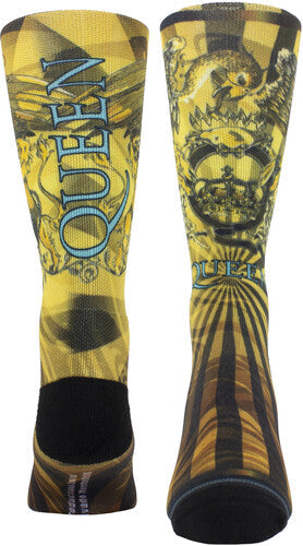 Perri's Queen Gold Crest Crew Socks - Perri's Queen Gold Crest Crew Socks - Apparel