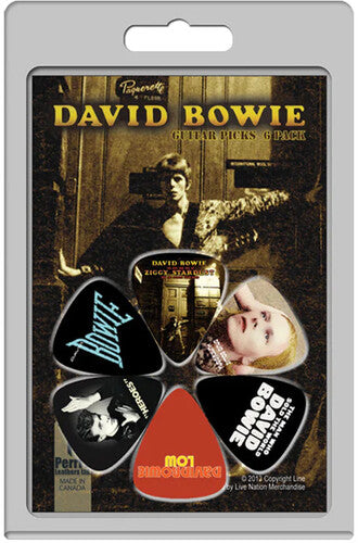 Perri's David Bowie Icon Guitar Picks (6 Pack) - Perri's David Bowie Icon Guitar Picks (6 Pack) - Musical Instrument