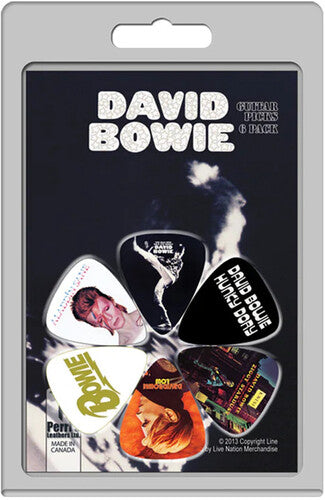 Perri's David Bowie Legend Guitar Picks (6 Pack) - Perri's David Bowie Legend Guitar Picks (6 Pack) - Musical Instrument