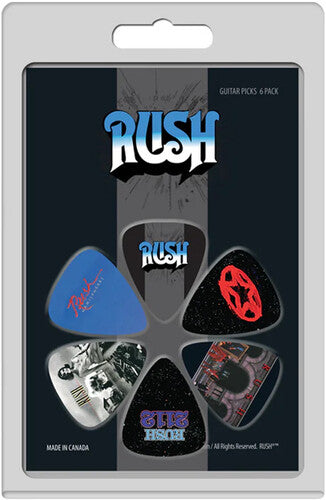 Perri's Rush Albums Guitar Picks (6 Pack) - Perri's Rush Albums Guitar Picks (6 Pack) - Musical Instrument