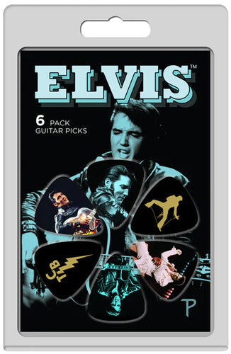 Perri's Elvis Presley Guitar Picks (6 Pack) - Perri's Elvis Presley Guitar Picks (6 Pack) - Musical Instrument