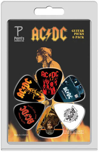 Perri's Ac/dc Variety Guitar Picks (6 Pack) - Perri's Ac/dc Variety Guitar Picks (6 Pack) - Musical Instrument