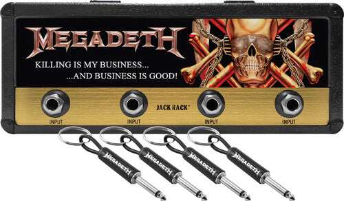 Pluginz Megadeth Mag Jack Rack Megadeth Logo 4 Key - Pluginz Megadeth Mag Jack Rack Megadeth Logo 4 Key - Novelties