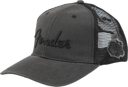 Pluginz Fender Black Out Trucker Hat - Pluginz Fender Black Out Trucker Hat - Novelties